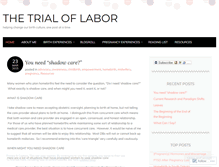 Tablet Screenshot of labortrials.wordpress.com