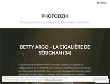 Tablet Screenshot of photodzik.wordpress.com