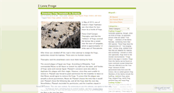 Desktop Screenshot of lilsapito.wordpress.com