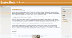 Desktop Screenshot of pastormartel.wordpress.com