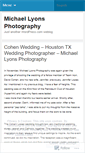 Mobile Screenshot of michaellyonsphotography.wordpress.com