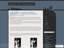 Tablet Screenshot of michaellyonsphotography.wordpress.com