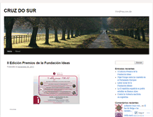 Tablet Screenshot of cruzdosur.wordpress.com