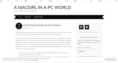 Desktop Screenshot of macgirl19.wordpress.com