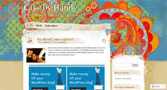 Desktop Screenshot of cakebyhandy.wordpress.com