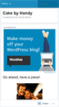 Mobile Screenshot of cakebyhandy.wordpress.com