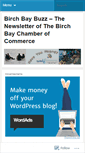 Mobile Screenshot of birchbaybuzz.wordpress.com