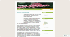 Desktop Screenshot of annemooreplants.wordpress.com