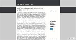 Desktop Screenshot of beatgallery.wordpress.com