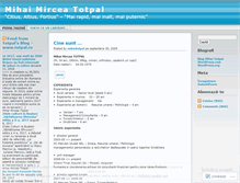 Tablet Screenshot of mihaitotpal.wordpress.com