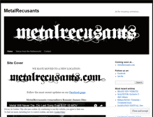 Tablet Screenshot of metalrecusants.wordpress.com