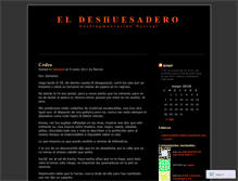 Tablet Screenshot of deshuesadero.wordpress.com