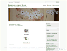 Tablet Screenshot of fritzicreativ.wordpress.com