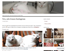 Tablet Screenshot of diariodoisgatos.wordpress.com