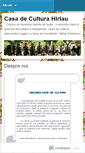 Mobile Screenshot of casadeculturahirlau.wordpress.com