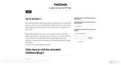 Desktop Screenshot of heligeek.wordpress.com