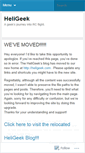Mobile Screenshot of heligeek.wordpress.com