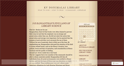 Desktop Screenshot of kvdonimalailibrary.wordpress.com