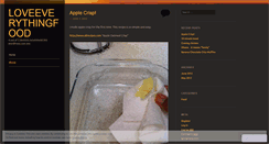Desktop Screenshot of loveeverythingfood.wordpress.com