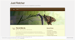 Desktop Screenshot of justfletcher.wordpress.com