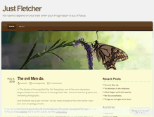 Tablet Screenshot of justfletcher.wordpress.com