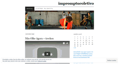 Desktop Screenshot of impromptucoletivo.wordpress.com
