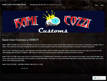Tablet Screenshot of kamicozzicustoms.wordpress.com