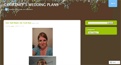 Desktop Screenshot of courtneysweddingplans.wordpress.com