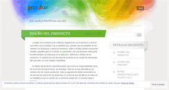 Desktop Screenshot of gemibar.wordpress.com