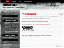 Tablet Screenshot of periodicohumanidad.wordpress.com