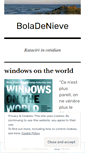 Mobile Screenshot of boladenieve78.wordpress.com