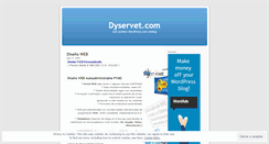 Desktop Screenshot of dyservet.wordpress.com