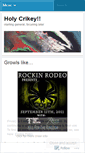 Mobile Screenshot of holycrikey.wordpress.com