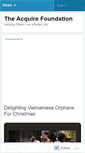Mobile Screenshot of acquirefoundation.wordpress.com