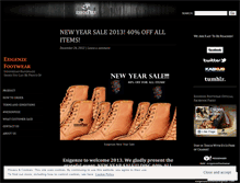 Tablet Screenshot of esigenzefootwear.wordpress.com