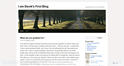 Desktop Screenshot of iamdareksfirstblog.wordpress.com