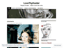 Tablet Screenshot of lovethyhunter.wordpress.com