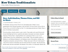 Tablet Screenshot of newurbantraditionalists.wordpress.com