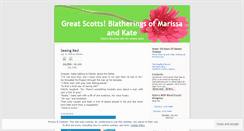 Desktop Screenshot of greatscotts.wordpress.com