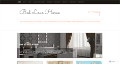 Desktop Screenshot of bedlovehome.wordpress.com