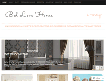 Tablet Screenshot of bedlovehome.wordpress.com
