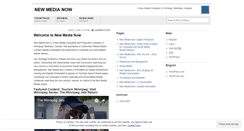 Desktop Screenshot of newmedianow.wordpress.com