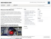 Tablet Screenshot of newmedianow.wordpress.com