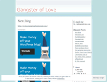 Tablet Screenshot of gangsteroflove.wordpress.com