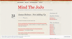 Desktop Screenshot of mindthejojo.wordpress.com