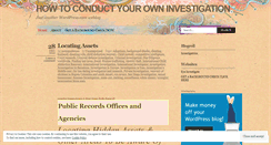 Desktop Screenshot of investigatrixx.wordpress.com