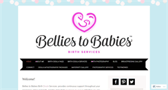 Desktop Screenshot of belliestobabies.wordpress.com