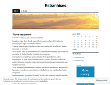 Tablet Screenshot of estranhices.wordpress.com