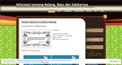Desktop Screenshot of infomalang.wordpress.com