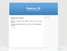 Tablet Screenshot of geek4uuk.wordpress.com